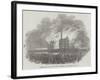 Destruction of the North Shore Cotton-Mill, at Liverpool, by Fire-null-Framed Giclee Print