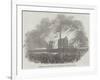 Destruction of the North Shore Cotton-Mill, at Liverpool, by Fire-null-Framed Giclee Print