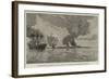 Destruction of the Peruvian Fleet by the Peruvians before Evacuating Callao-null-Framed Giclee Print