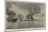 Destruction of the Peruvian Fleet by the Peruvians before Evacuating Callao-null-Mounted Giclee Print