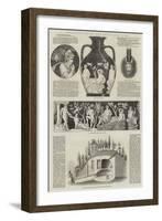 Destruction of the Portland Vase-null-Framed Giclee Print