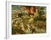 Destruction of the Red Army Railroad-null-Framed Art Print