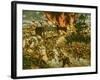 Destruction of the Red Army Railroad-null-Framed Art Print