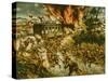 Destruction of the Red Army Railroad-null-Stretched Canvas