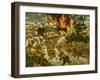 Destruction of the Red Army Railroad-null-Framed Art Print