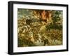 Destruction of the Red Army Railroad-null-Framed Art Print