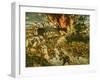 Destruction of the Red Army Railroad-null-Framed Art Print