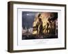 Destruction of the Royal Exchange (2N) Fire, London, 1838-GF Bragg-Framed Giclee Print