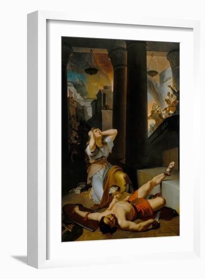 Destruction of the Temple at Jerusalem-Giovanni Silvagni-Framed Giclee Print