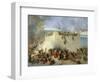 Destruction of the Temple of Jerusalem-Francesco Hayez-Framed Giclee Print