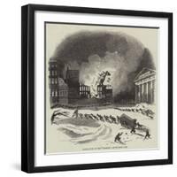 Destruction of the Tribune Office, New York-null-Framed Giclee Print
