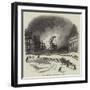 Destruction of the Tribune Office, New York-null-Framed Giclee Print