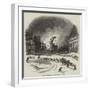 Destruction of the Tribune Office, New York-null-Framed Giclee Print