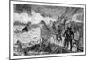 Destruction of the Turkish Fleet at Sinope, 1853-null-Mounted Giclee Print