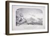 Destruction of the Victoria and Albert Balloon, Arlington St, Westminster, London, 1851-B Baron-Framed Giclee Print