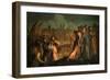 Destruction of the Walls of Jericho-Jacopo Palma the Younger-Framed Giclee Print