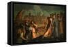 Destruction of the Walls of Jericho-Jacopo Palma the Younger-Framed Stretched Canvas