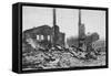 Destruction on a Moscow Street after the Revolution, Russia, December 1905-null-Framed Stretched Canvas