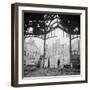 Destruction Visible During Allied Campaign to Liberate Caen During WWII-George Rodger-Framed Photographic Print