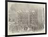 Destructive Fire at Davenport's Silk-Mill, Derby-null-Framed Giclee Print