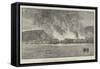 Destructive Fire at Hammerfest, the Most Northerly Town of Norway-null-Framed Stretched Canvas