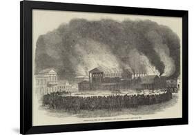 Destructive Fire at San Francisco, 400 Buildings Burnt-null-Framed Giclee Print