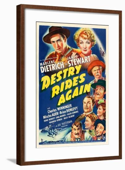 Destry Rides Again, 1939-null-Framed Giclee Print