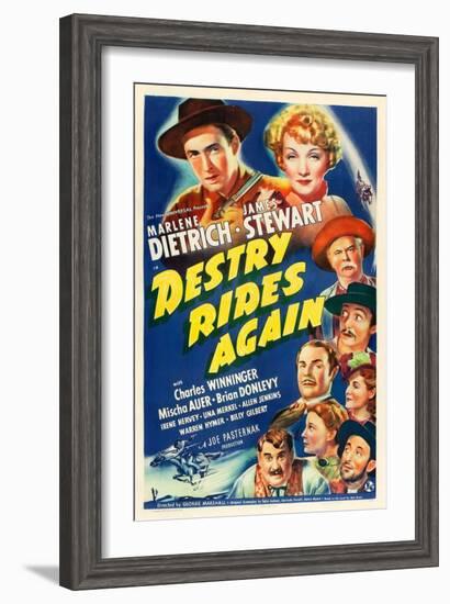 Destry Rides Again, 1939-null-Framed Giclee Print