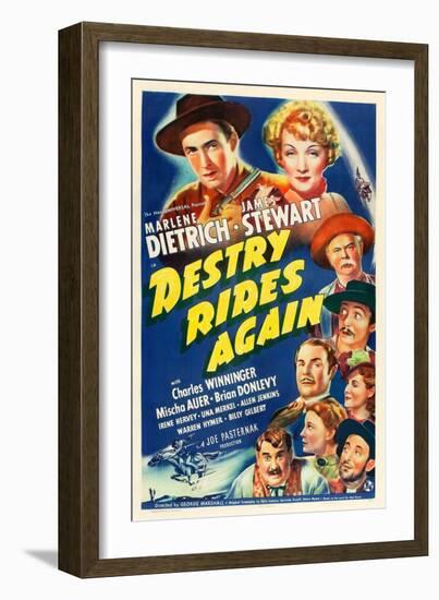 Destry Rides Again, 1939-null-Framed Giclee Print