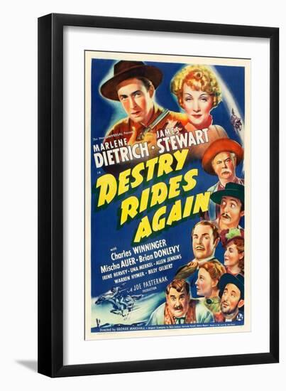 Destry Rides Again, 1939-null-Framed Giclee Print