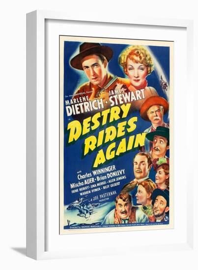 Destry Rides Again, 1939-null-Framed Giclee Print