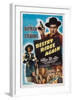 Destry Rides Again, 1939-null-Framed Art Print