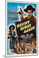 Destry Rides Again, 1939-null-Mounted Art Print