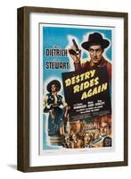 Destry Rides Again, 1939-null-Framed Art Print