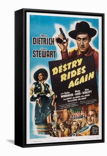 Destry Rides Again, 1939-null-Framed Stretched Canvas