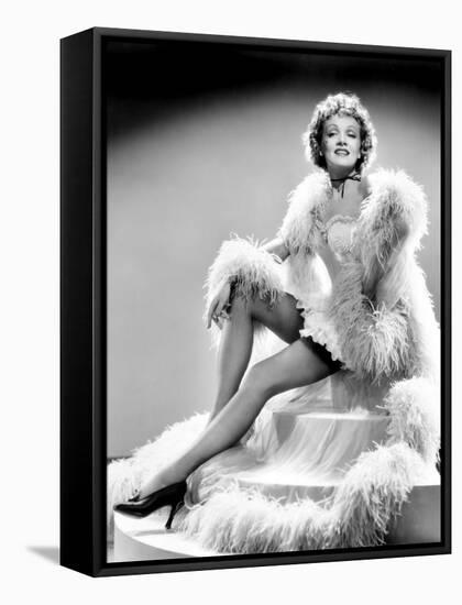 Destry Rides Again, Marlene Dietrich, 1939-null-Framed Stretched Canvas