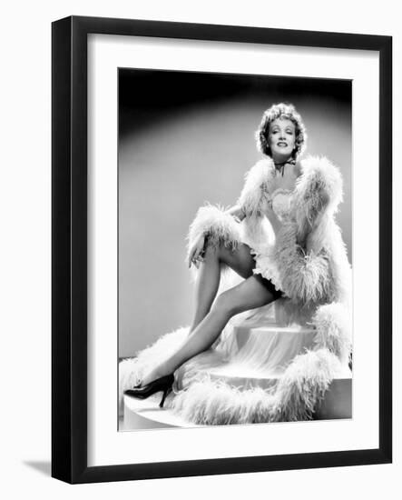 Destry Rides Again, Marlene Dietrich, 1939-null-Framed Photo