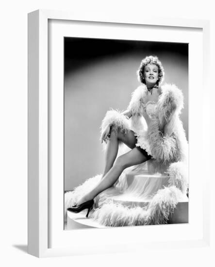 Destry Rides Again, Marlene Dietrich, 1939-null-Framed Photo