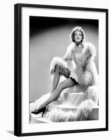 Destry Rides Again, Marlene Dietrich, 1939-null-Framed Photo