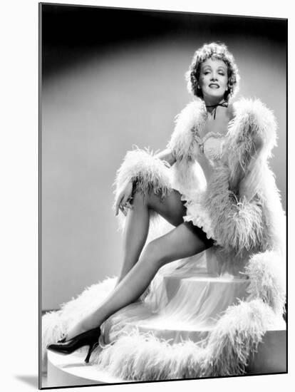 Destry Rides Again, Marlene Dietrich, 1939-null-Mounted Photo