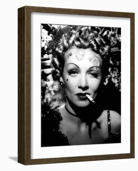 Destry Rides Again, Marlene Dietrich, 1939-null-Framed Photo