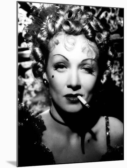 Destry Rides Again, Marlene Dietrich, 1939-null-Mounted Photo