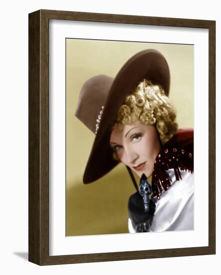 Destry Rides Again, Marlene Dietrich, 1939-null-Framed Photo