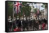 Detachment of Mounted Guard in the Mall En Route to Trooping of the Colour-James Emmerson-Framed Stretched Canvas