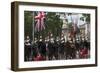 Detachment of Mounted Guard in the Mall En Route to Trooping of the Colour-James Emmerson-Framed Photographic Print