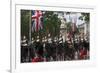 Detachment of Mounted Guard in the Mall En Route to Trooping of the Colour-James Emmerson-Framed Photographic Print