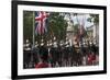 Detachment of Mounted Guard in the Mall En Route to Trooping of the Colour-James Emmerson-Framed Photographic Print