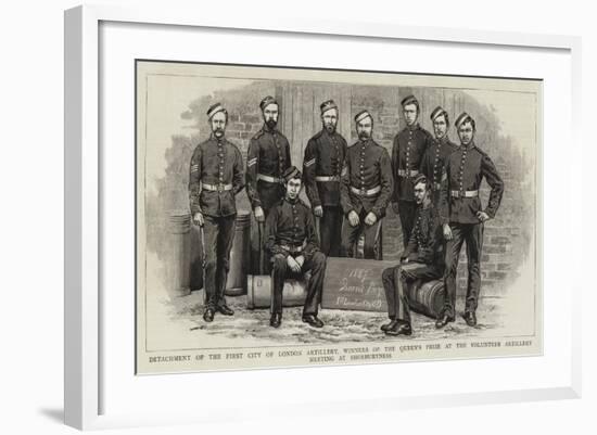 Detachment of the First City of London Artillery-null-Framed Giclee Print