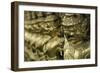 Detail at the Temple of the Emerald Buddha (Wat Phra Kaew)-John Woodworth-Framed Photographic Print