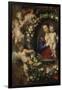 Detail Aus 'Madonna Im Blumenkranz': Linke Seite Des Gemaeldes-Peter Paul Rubens-Framed Giclee Print